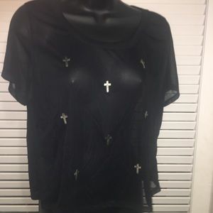 Half Length See-Thru Shirt